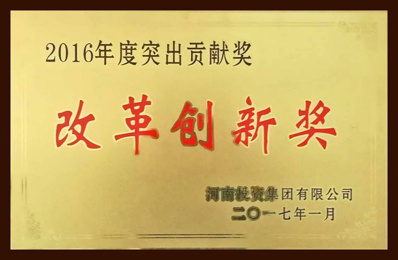 				   					改革創(chuàng  )新獎				 